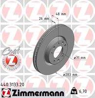 ZIMMERMANN 440313320 Bremsscheibe