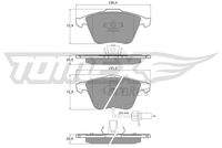 TOMEX Brakes TX1423 Bremsbelagsatz, Scheibenbremse