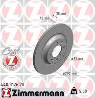 ZIMMERMANN 440312620 Bremsscheibe