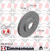 ZIMMERMANN 370307452 Bremsscheibe