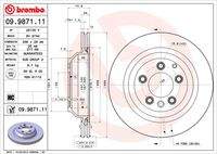 BREMBO 09987111 Bremsscheibe