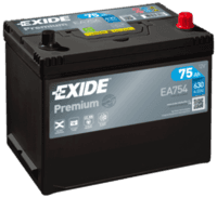 EXIDE EA754 Starterbatterie