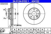 ATE 24012401521 Bremsscheibe