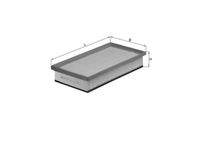 KNECHT LX1027 Luftfilter