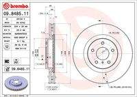 BREMBO 09848511 Bremsscheibe