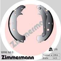 ZIMMERMANN 109901603 Bremsbackensatz