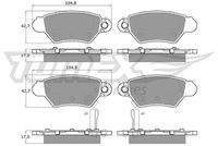 TOMEX Brakes TX1412 Bremsbelagsatz, Scheibenbremse