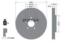 TEXTAR 92256803 Bremsscheibe