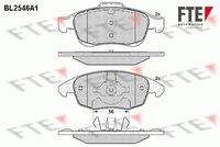 FTE BL2546A1 Bremsbelagsatz, Scheibenbremse
