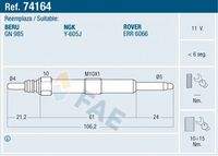 FAE 74164 Glühkerze