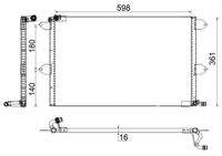 MAHLE AC171001S Kondensator, Klimaanlage