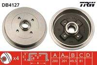 TRW DB4127 Bremstrommel