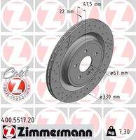 ZIMMERMANN 400551720 Bremsscheibe