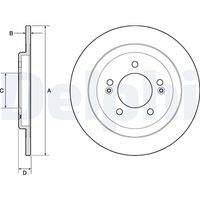 DELPHI BG4749C Bremsscheibe
