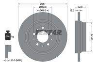 TEXTAR 92100703 Bremsscheibe