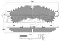 TOMEX Brakes TX1930 Bremsbelagsatz, Scheibenbremse