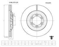 BOSCH 0986479V29 Bremsscheibe