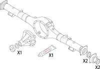 CORTECO 19536183 Dichtungssatz, Differential