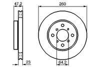 BOSCH 0986478415 Bremsscheibe