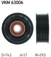 SKF VKM63006 Umlenk-/Führungsrolle, Keilrippenriemen