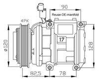 NRF 32449 Kompressor, Klimaanlage