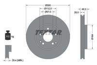 TEXTAR 92106005 Bremsscheibe