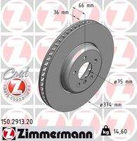 ZIMMERMANN 150291320 Bremsscheibe