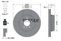 TEXTAR 92141825 Bremsscheibe