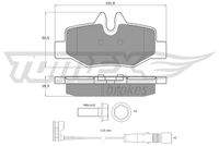 TOMEX Brakes TX1513 Bremsbelagsatz, Scheibenbremse