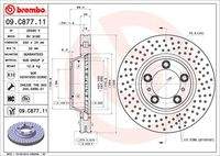 BREMBO 09C87711 Bremsscheibe