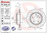 BREMBO 09B3382X Bremsscheibe