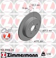 ZIMMERMANN 155390620 Bremsscheibe