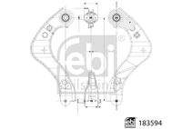 FEBI BILSTEIN 183594 Lenker, Radaufhängung