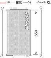 DENSO DCN09047 Kondensator, Klimaanlage