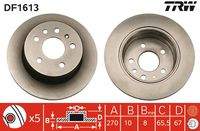 TRW DF1613 Bremsscheibe