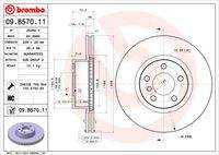 BREMBO 09B57011 Bremsscheibe