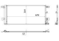 MAHLE AC961000S Kondensator, Klimaanlage