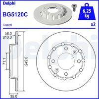 DELPHI BG5120C Bremsscheibe