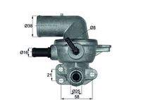 MAHLE TI13388D Thermostat, Kühlmittel