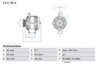 BOSCH 0986048771 Generator