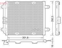 DENSO DCN02028 Kondensator, Klimaanlage