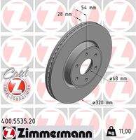 ZIMMERMANN 400553520 Bremsscheibe