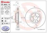 BREMBO 09B82211 Bremsscheibe