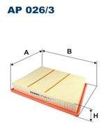FILTRON AP026/3 Luftfilter