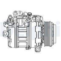 DELPHI CS20547 Kompressor, Klimaanlage