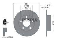 TEXTAR 92088503 Bremsscheibe