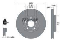 TEXTAR 92323505 Bremsscheibe