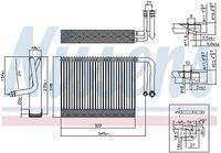 NISSENS 92327 Verdampfer, Klimaanlage