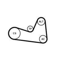 CONTINENTAL CTAM 6PK1200K1 Keilrippenriemensatz