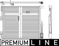 MAHLE AC570000P Kondensator, Klimaanlage